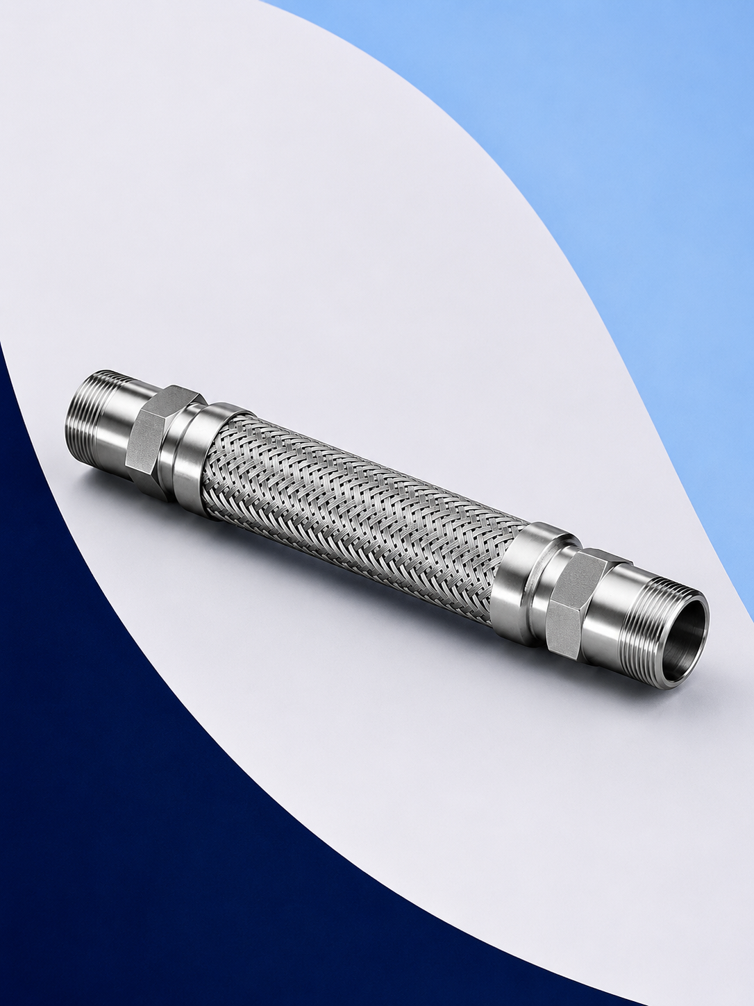Mangueras metálicas flexibles con niples para absorción de vibraciones en bombas y compresores